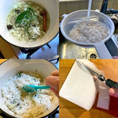 Whole spice baked rice