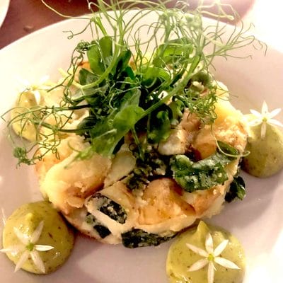 Wild garlic (or tarragon) mayonnaise