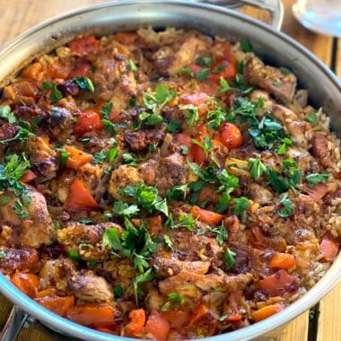 Chicken and chorizo rice