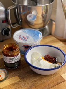 Harissa meatballs ingredients