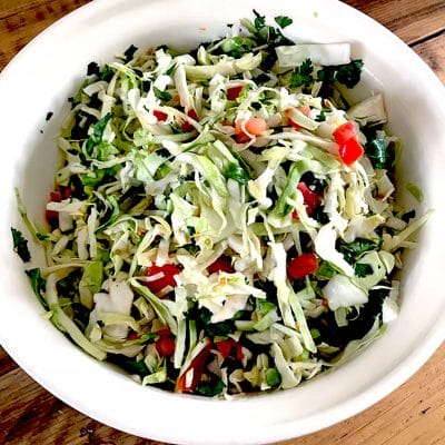 Goan Cabbage salad