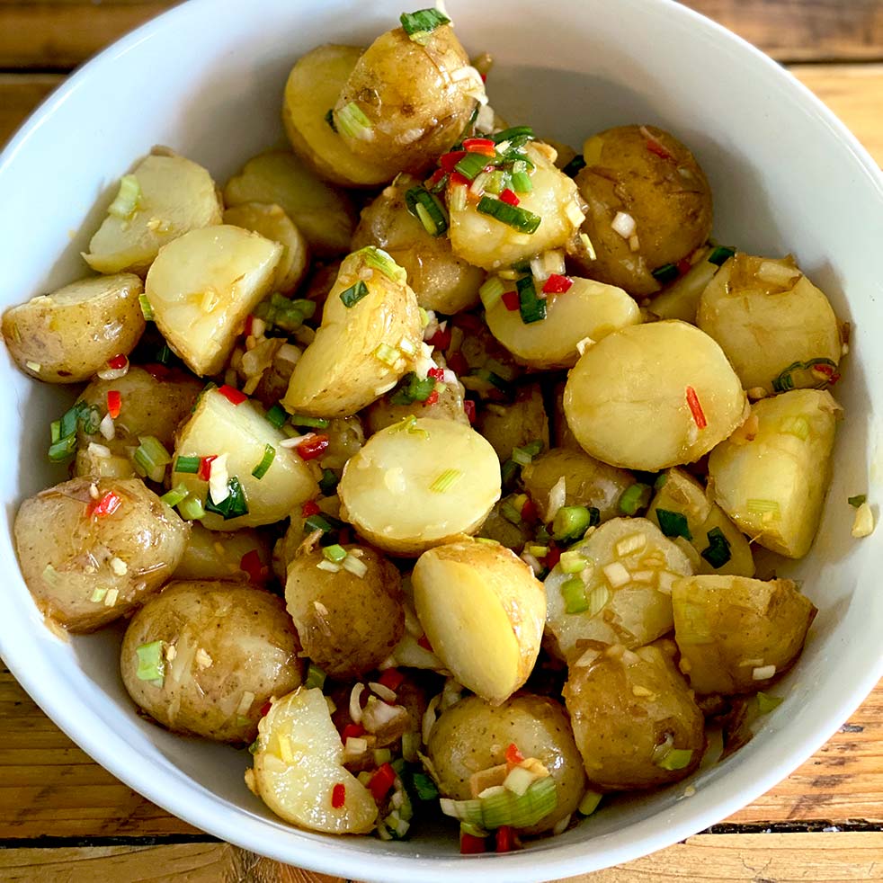 Thai flavoured potato salad