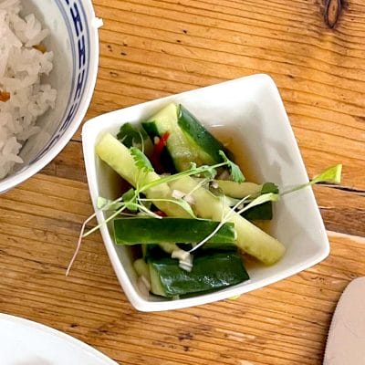 Vietnamese cucumber salsa