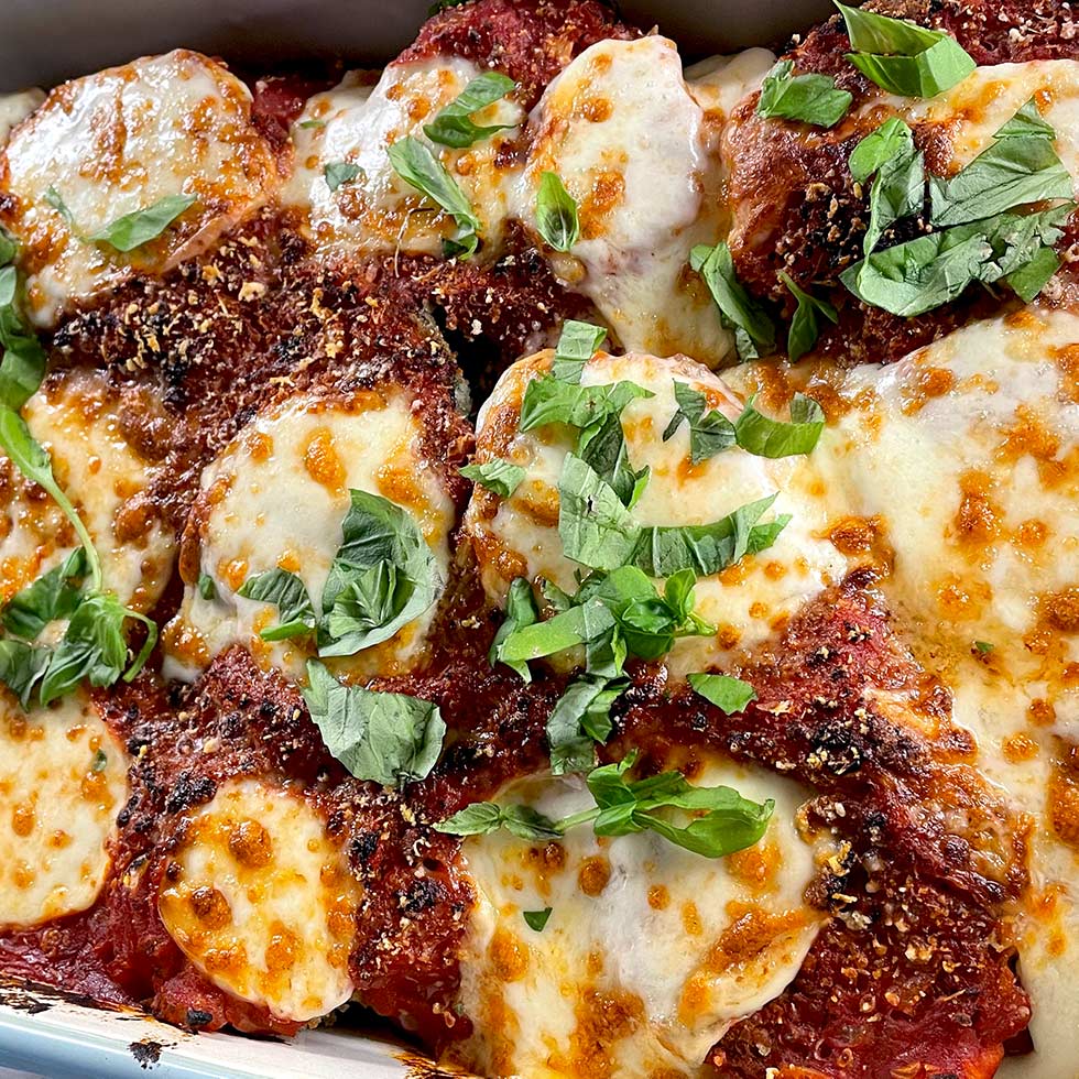 Aubergine parmigiana