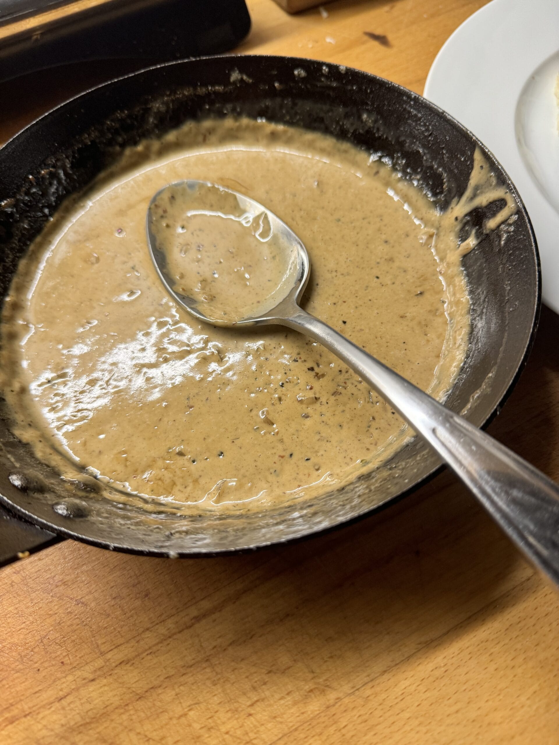Peppercorn sauce