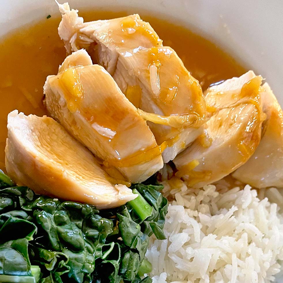 Lemon and honey chicken