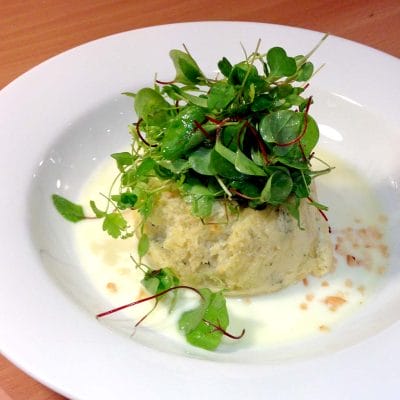 Twice baked cheese soufflé