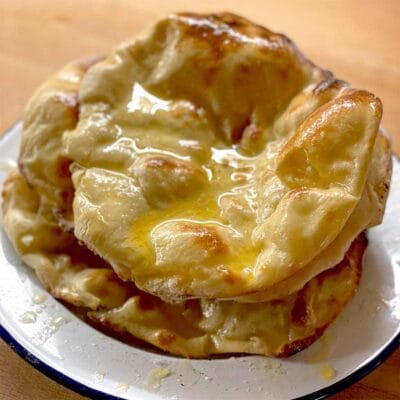 Buttered naan