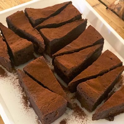 Chocolate truffle torte