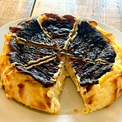Basque baked cheesecake