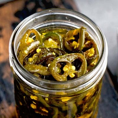 Candied Jalapenos - Cowboy Candy in a jar