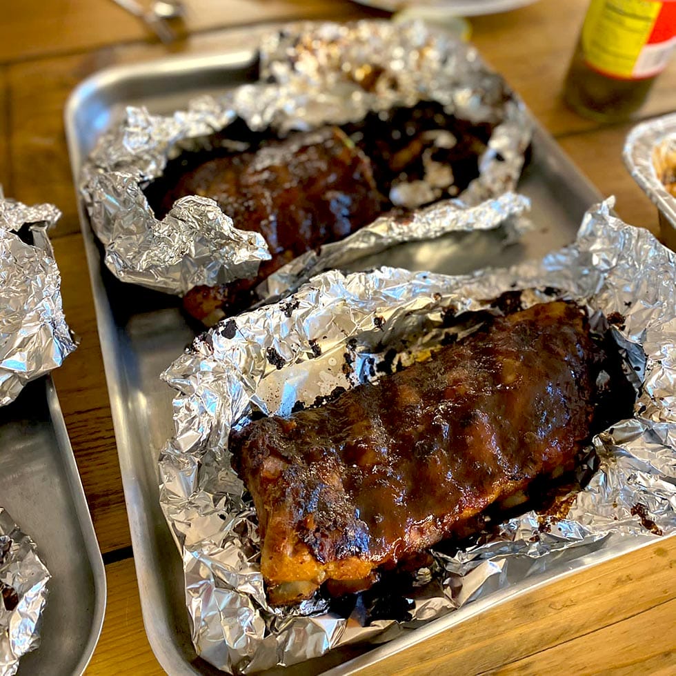 Spiced baby back ribs