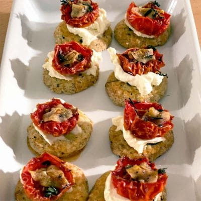 Pecorino pepper shortbreads