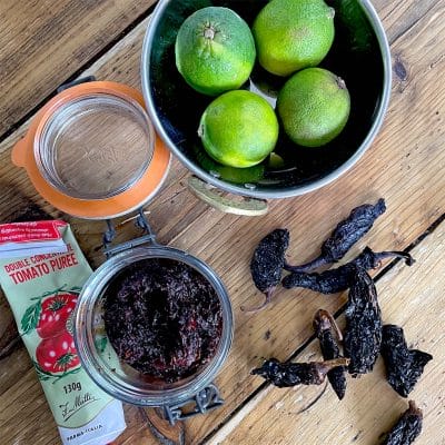 Chipotle adobo - chilli and tomato paste