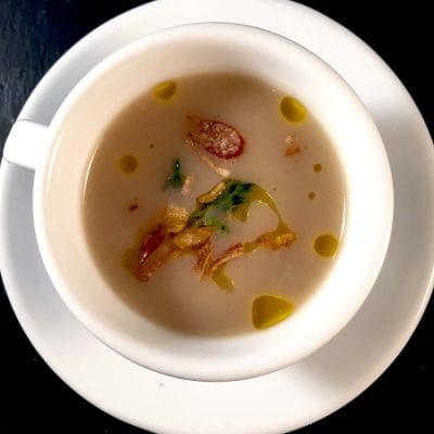 Jerusalem artichoke soup