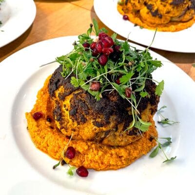 Spiced baked cauliflower
