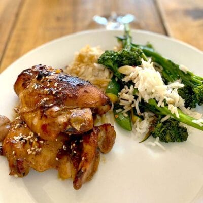 Sticky hoi sin chicken