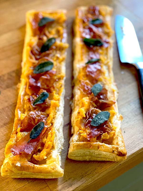 Butternut Squash, Prosciutto & Sage Tart