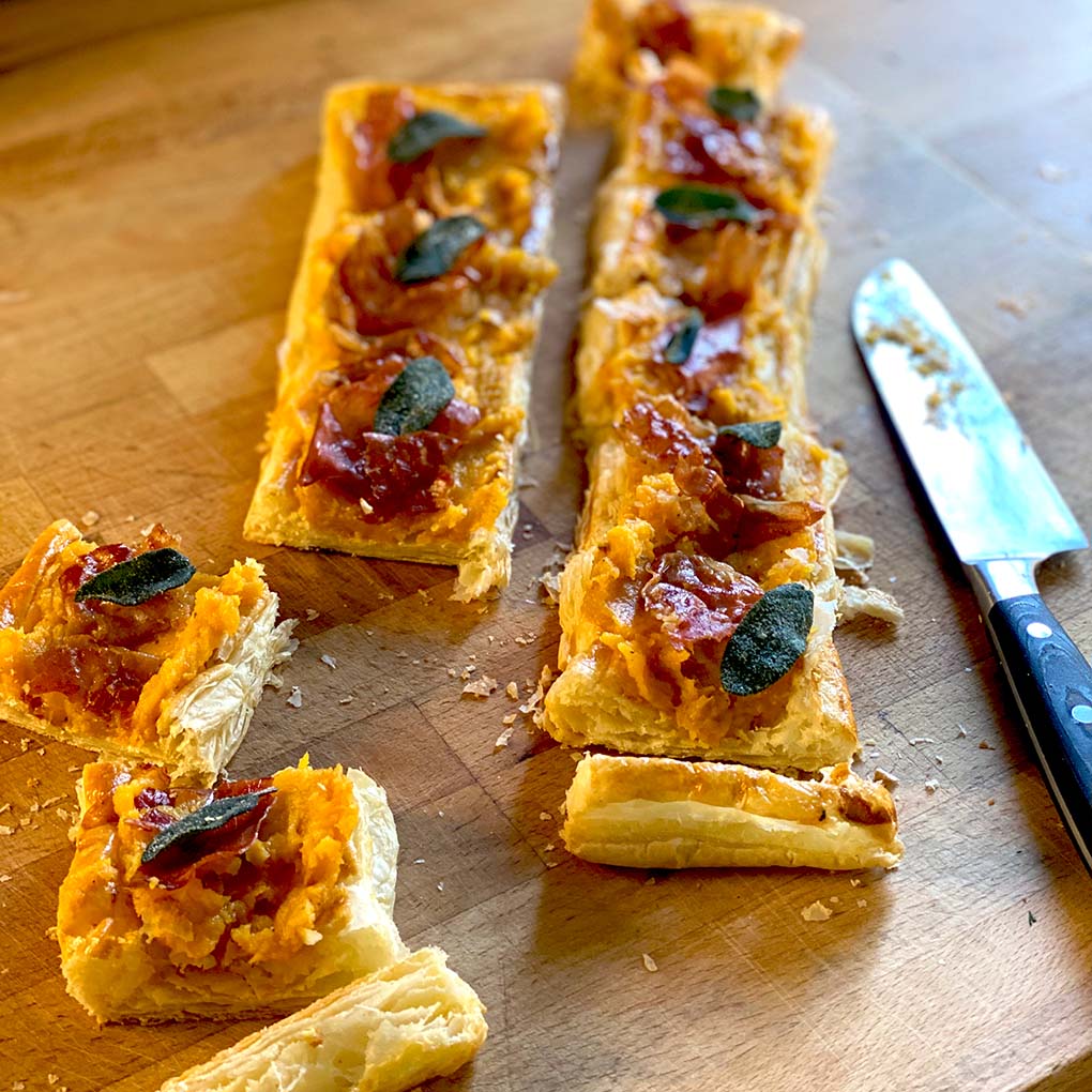 Butternut Squash, Prosciutto & Sage Tart