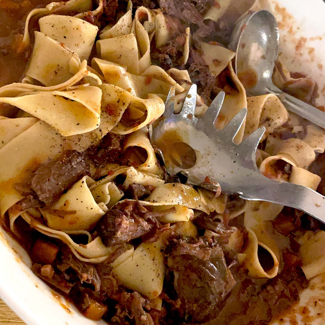 Oxtail Ragu with Pappardelle Pasta