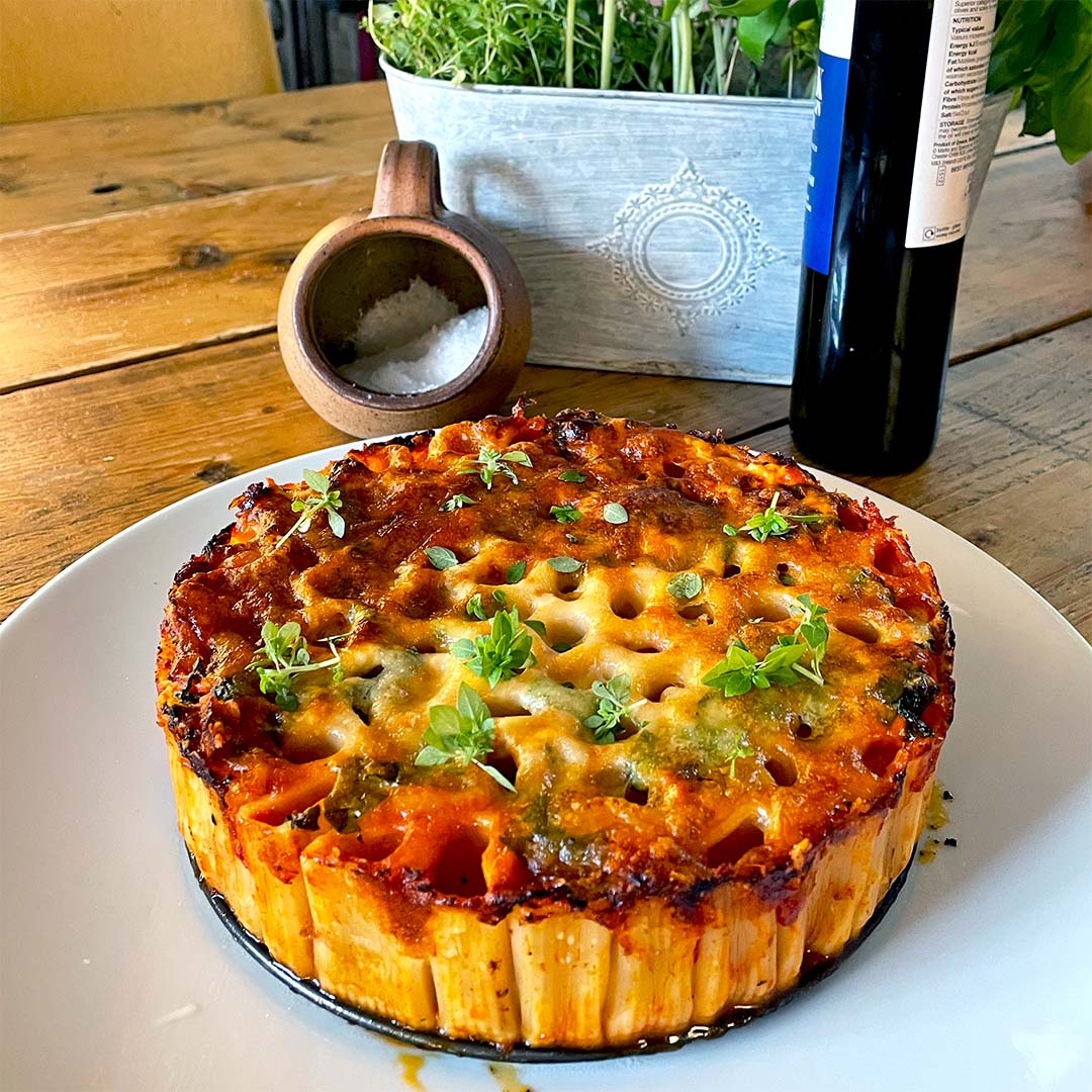 Pasta pie