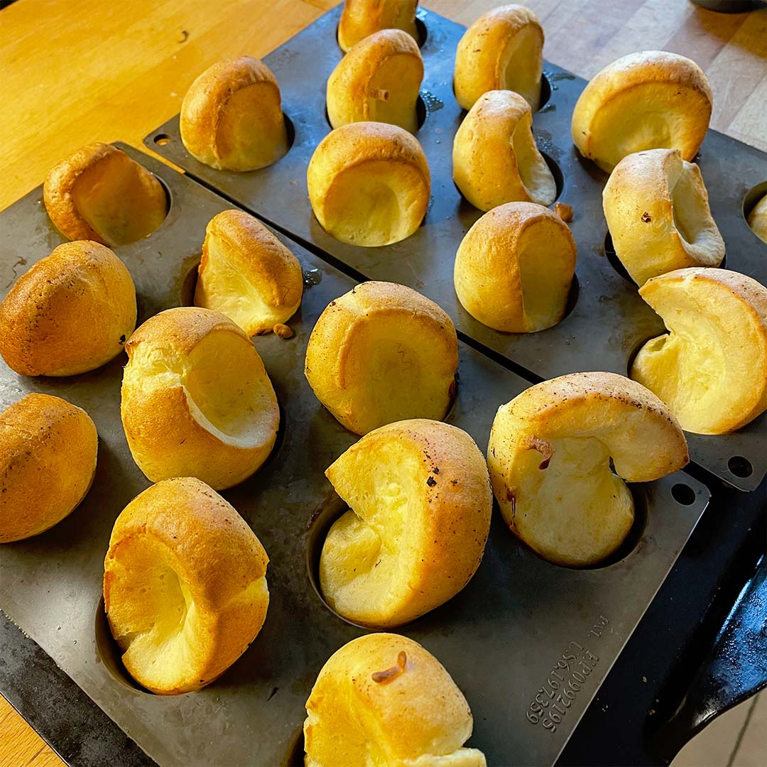 Yorkshire pudding canape