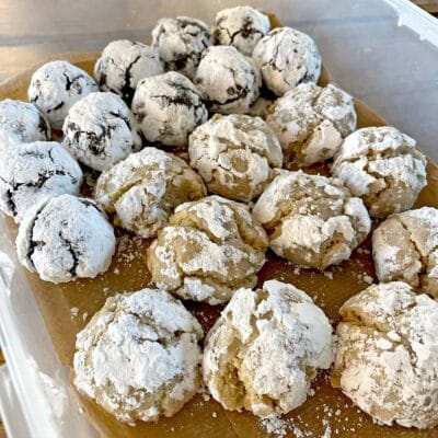 Spiced soft amaretti