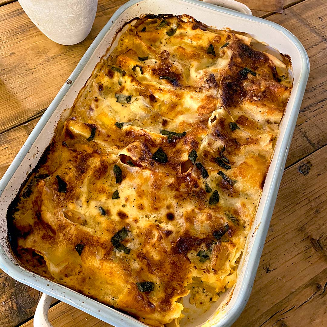 Butternut squash lasagna