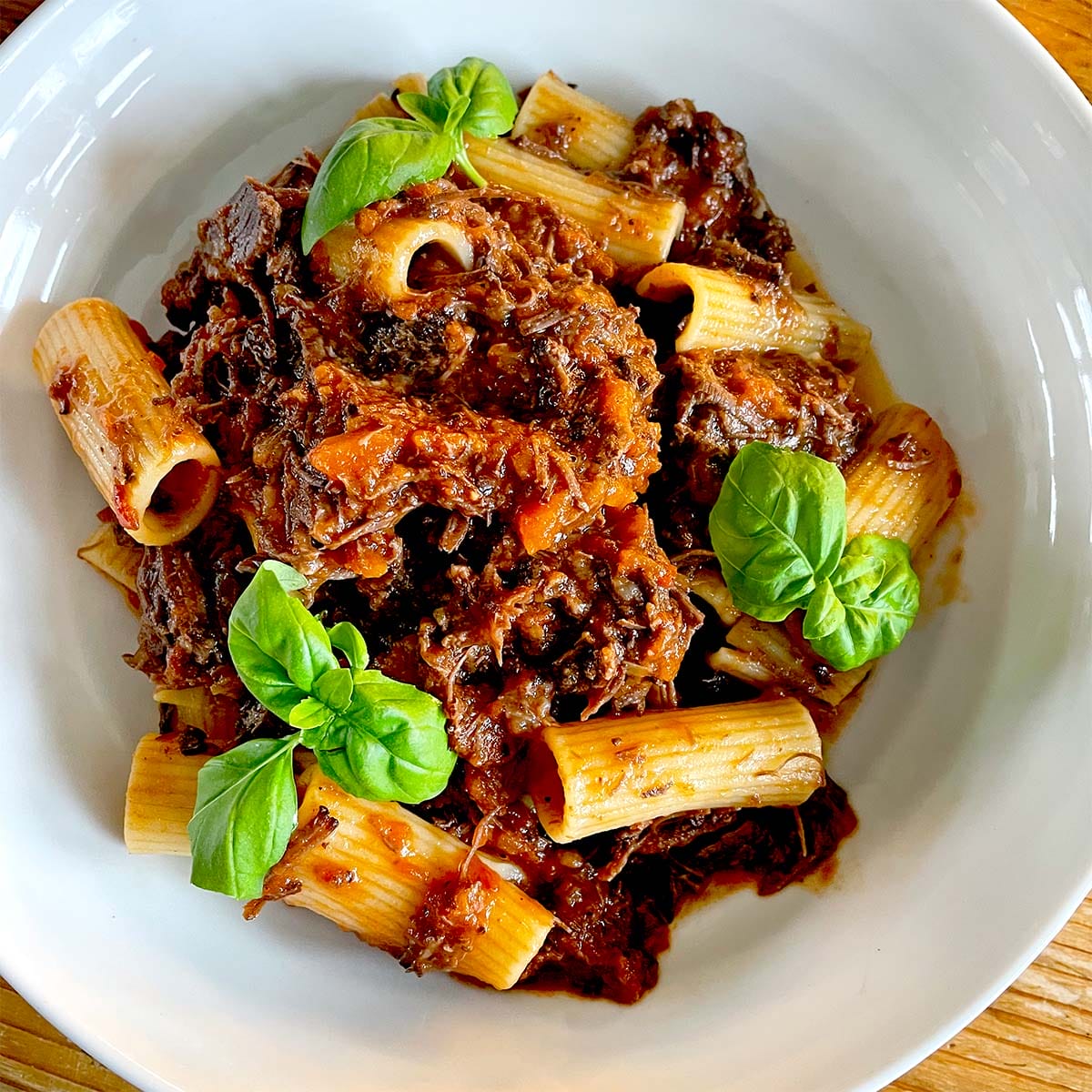 Pressure Cooker Beef Cheek Ragu