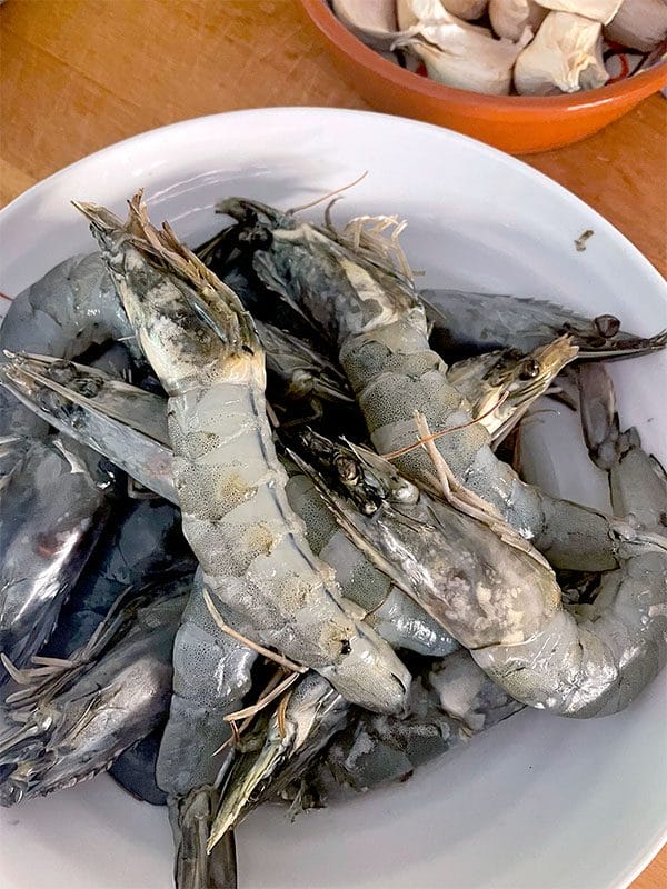 Coconut Prawn Curry - jumbo prawns