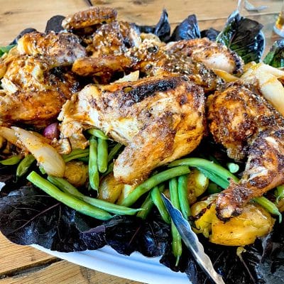 Spiced Chicken & Vegetable Platter