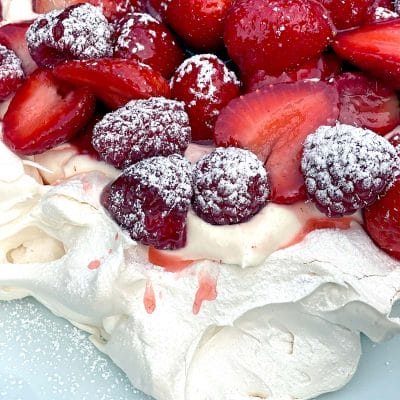 Strawberry meringue