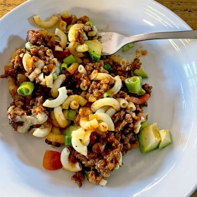 Chilli with macaroni