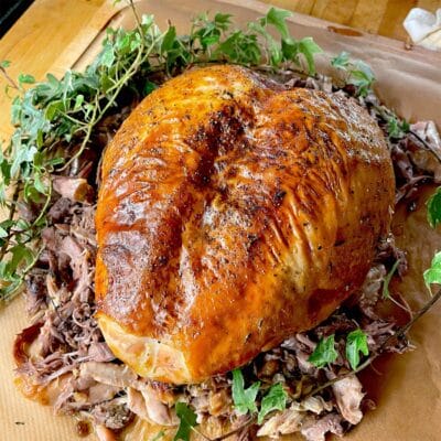 Roast Turkey Crown & Confit Legs feature