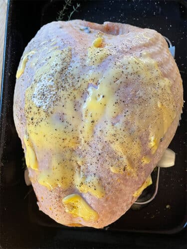 Roast Turkey Crown ready to roast
