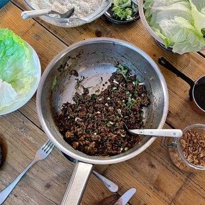 Thai style beef mince