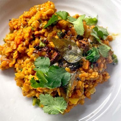Coconut Red Lentil Dhal