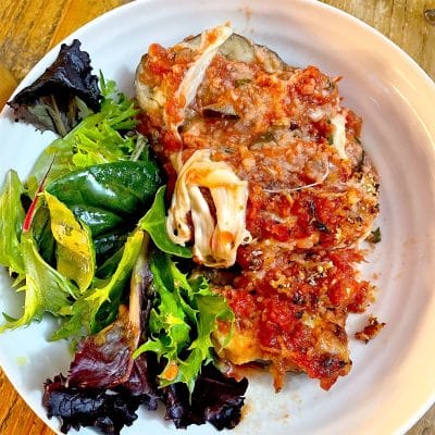 Quick Aubergine Parmigiana