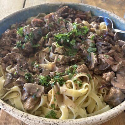 Leftover Meatloaf Pasta