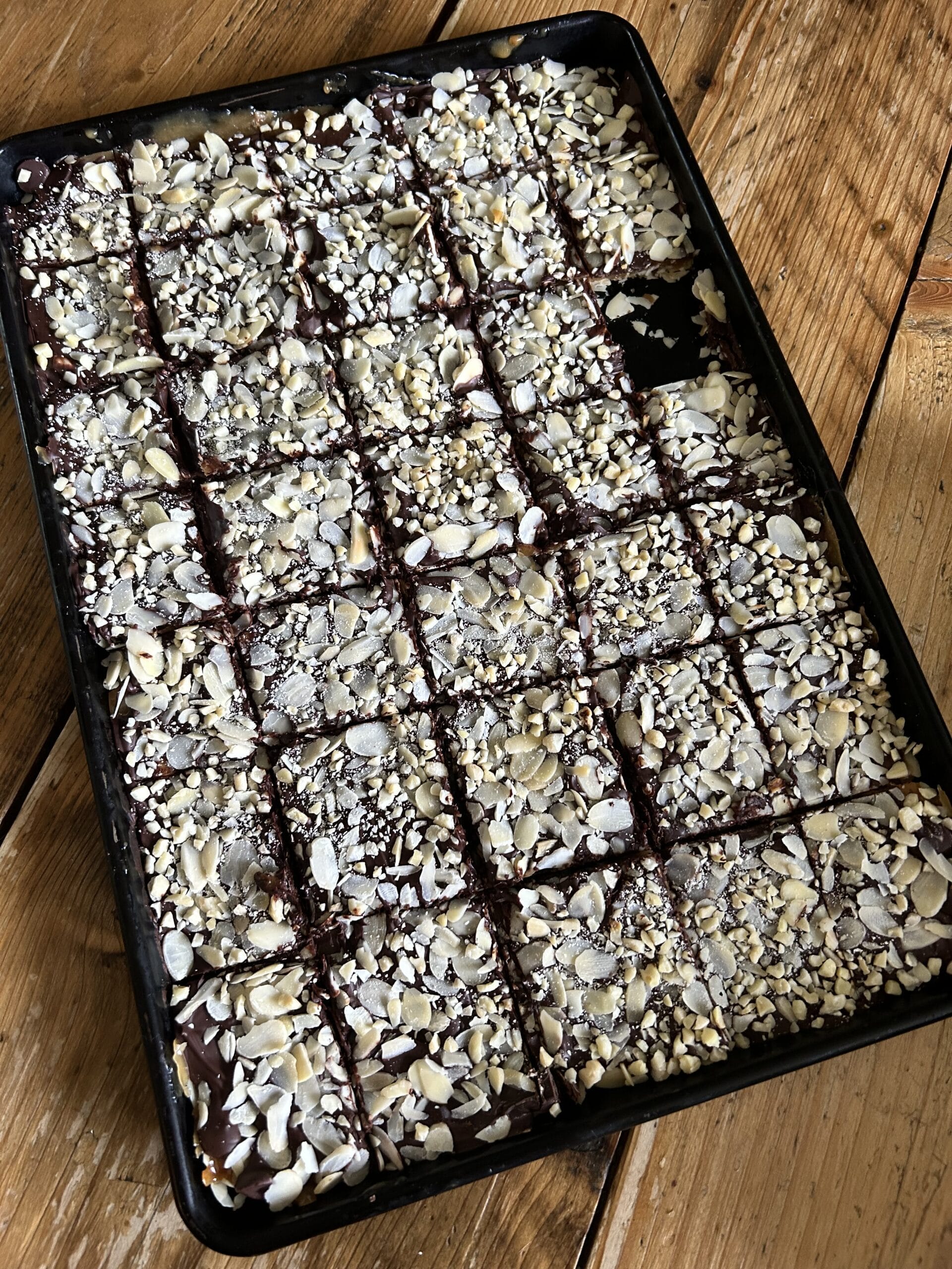 Almond & Hazelnut Florentine Bars