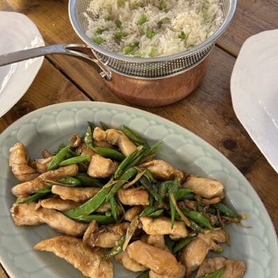 Chicken & Sugar Snap Stir Fry