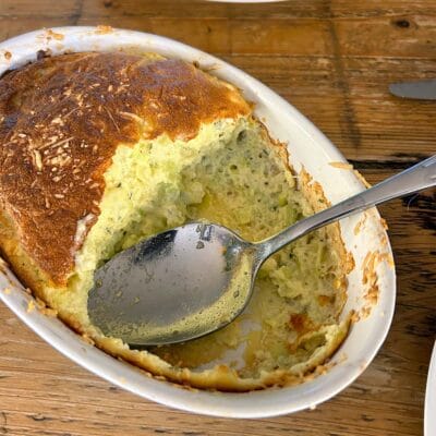 Leek & Gruyere Soufflé