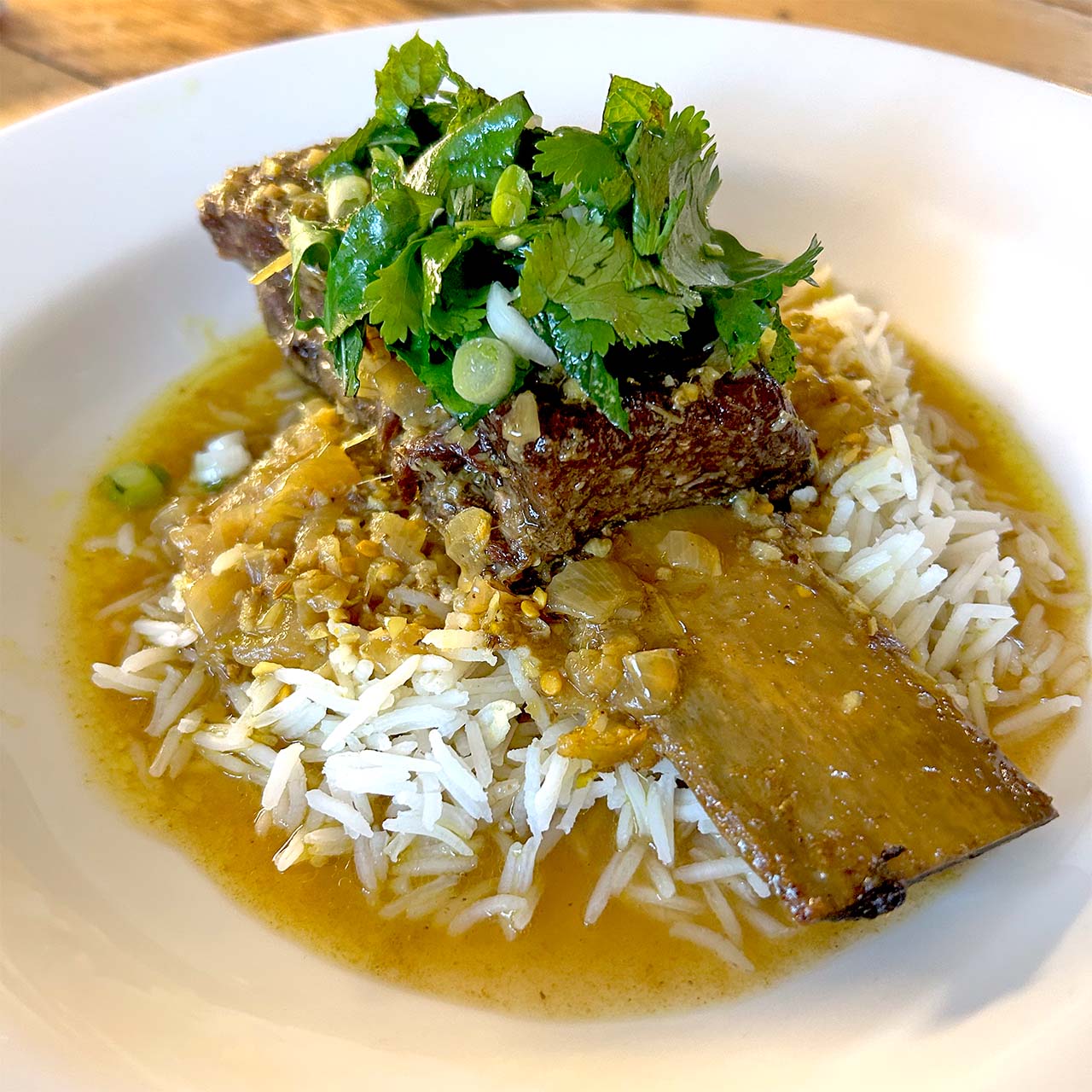 Thai Style Beef Short Ribs with Herb Salad