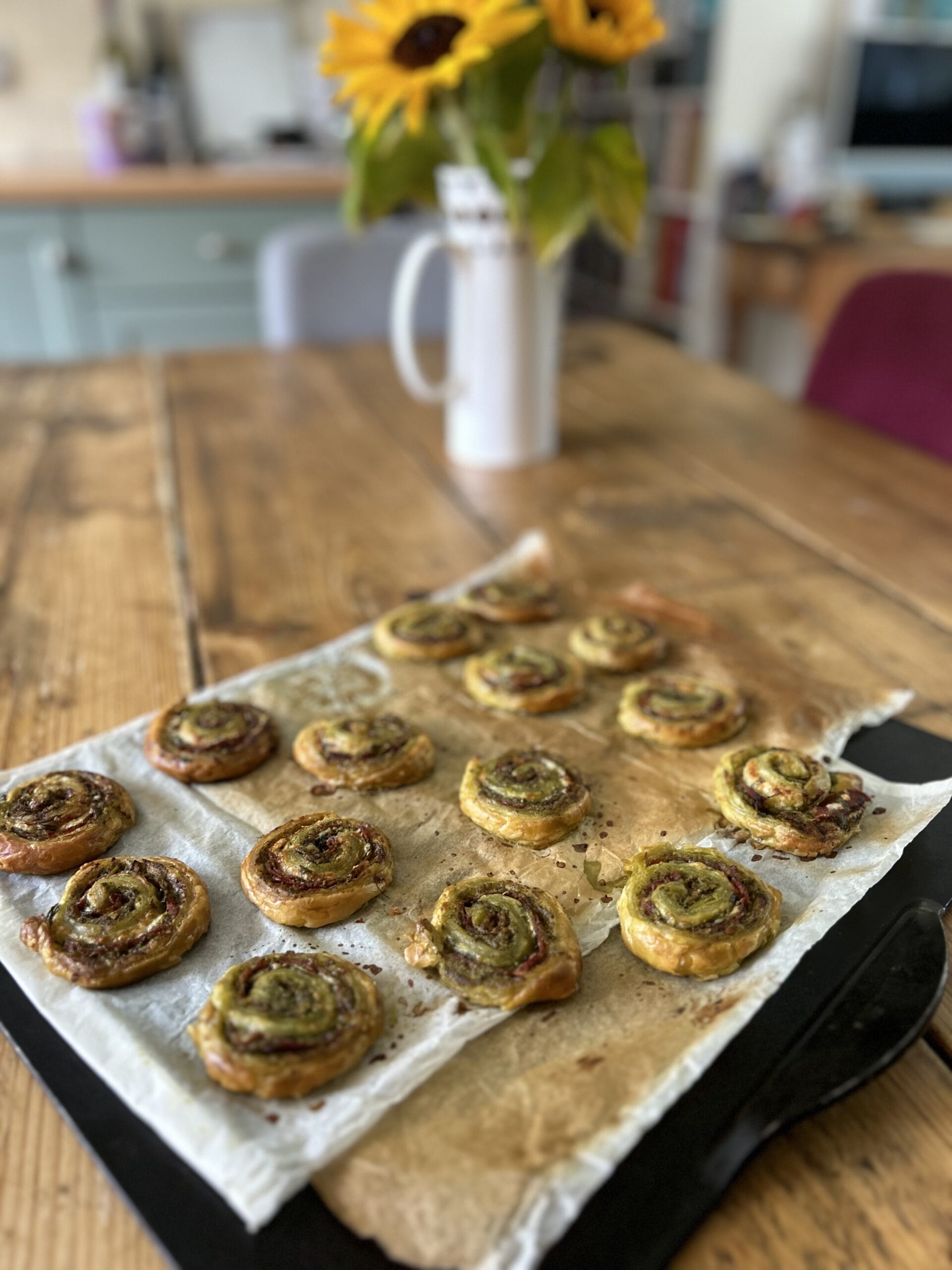Rocket & Prosciutto Pastries