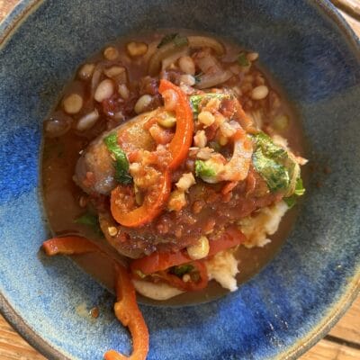 Sausage & Pulses in a Smokey Sauce