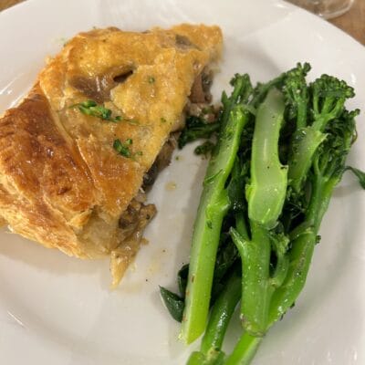 Chicken & Mushroom Pastry Slice