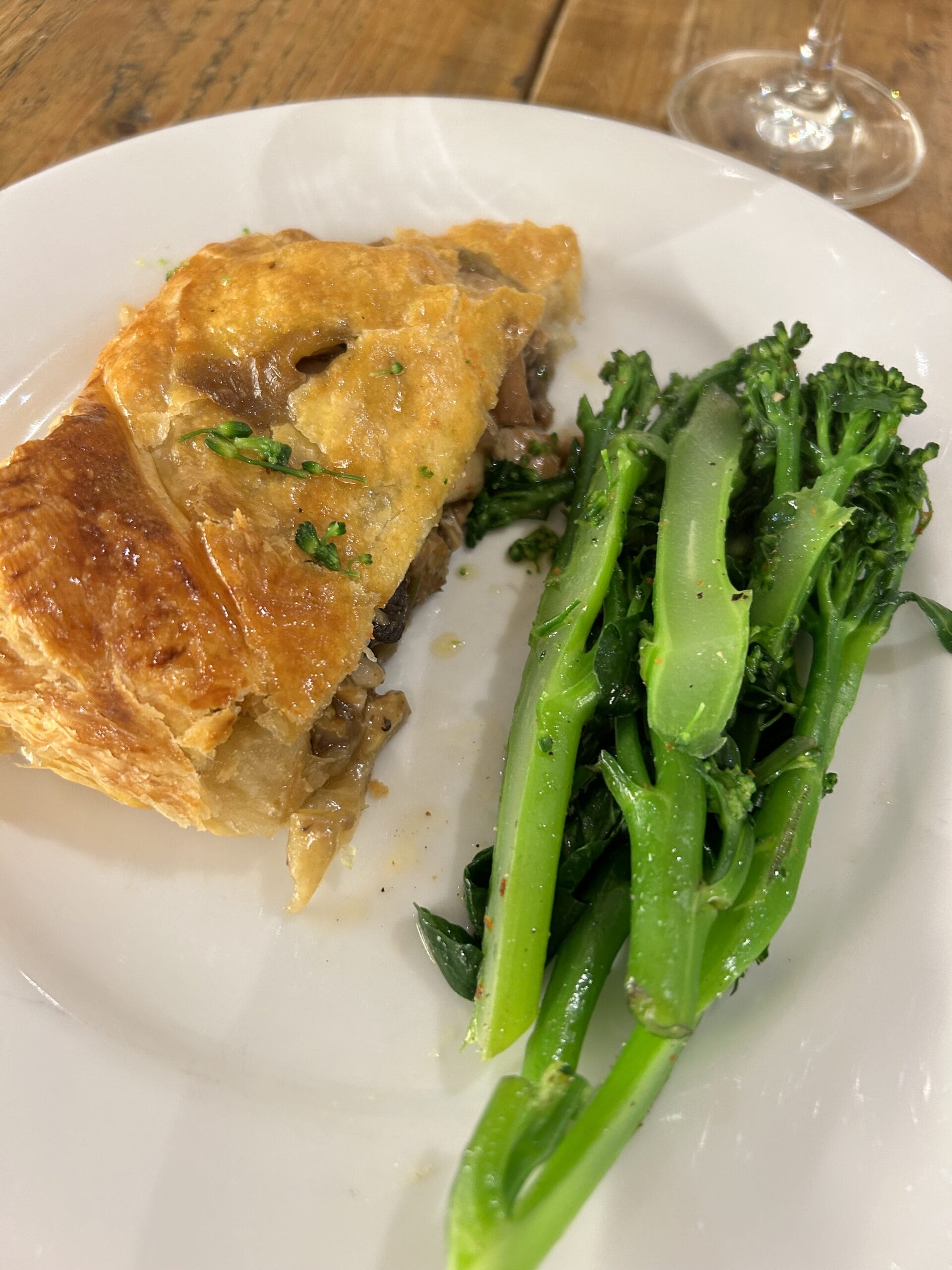 Chicken & Mushroom Pastry Slice