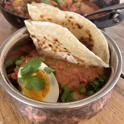 Potato, Pumpkin & Egg Curry