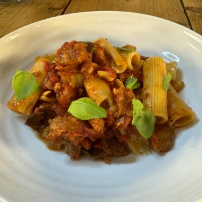 Chorizo & Tomato Rigatoni