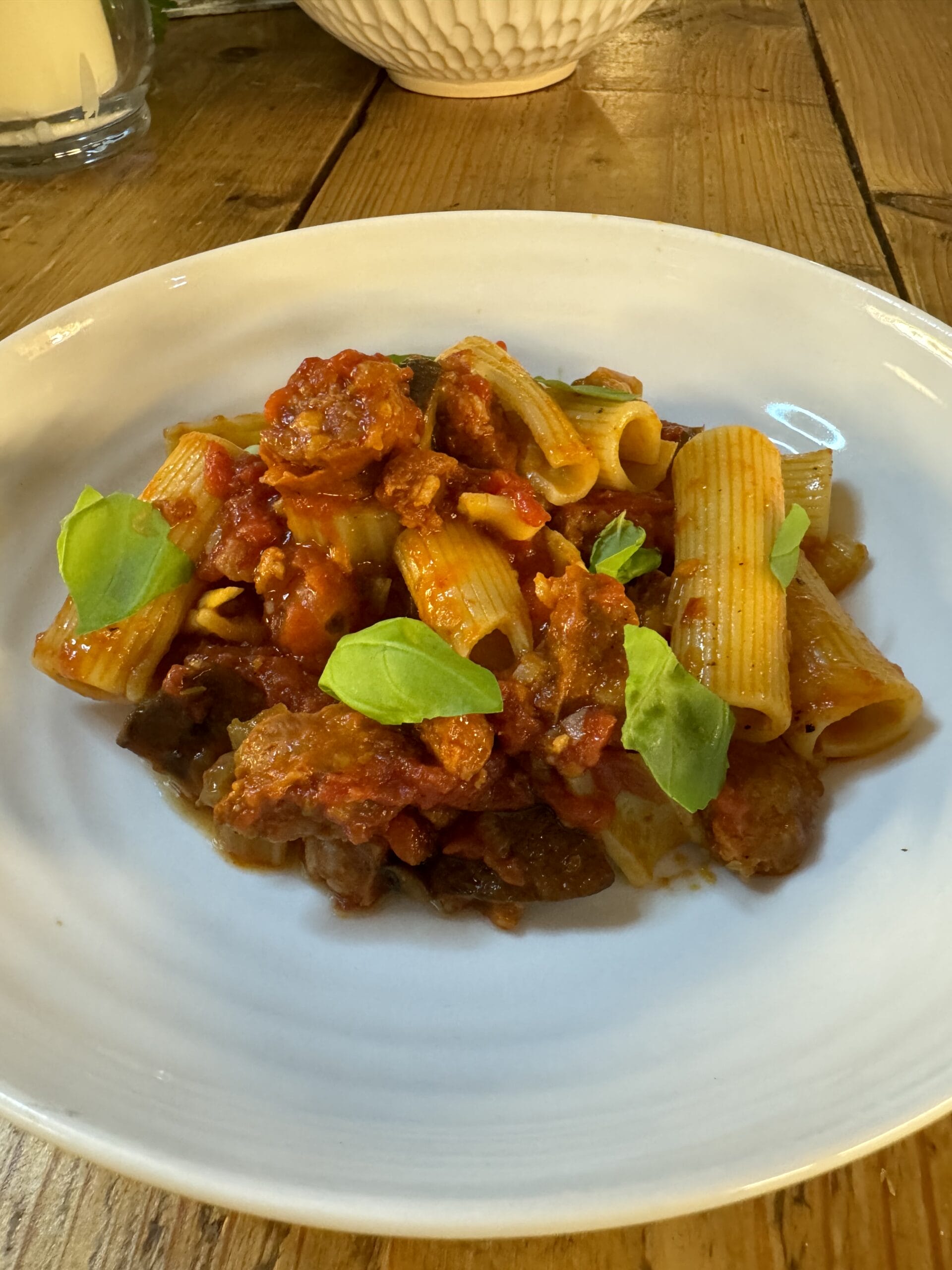 Chorizo & Tomato Rigatoni